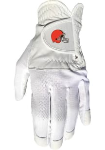 Cleveland Browns White Cool Mesh Golf Gloves