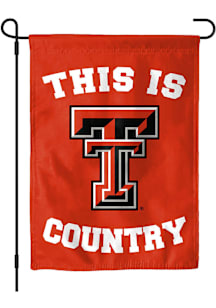 Texas Tech Red Raiders This Is Country Garden Flag - Red