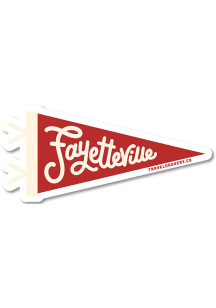 Fayetteville Pennant Stickers