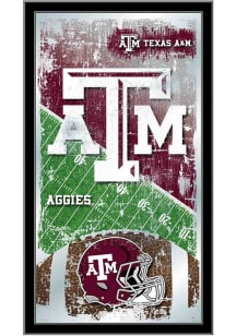 Texas A&amp;M Aggies Football Hanging Back Bar Mirror