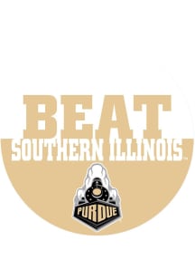 Black Purdue Boilermakers BEAT Southern Illinois 3&quot; Button