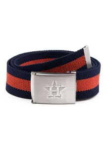 Houston Astros Fabric Stripe Mens Belt