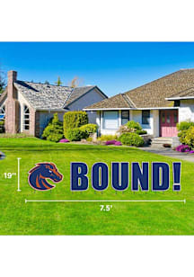 Boise State Broncos Large Bound Yard Sign - Blue