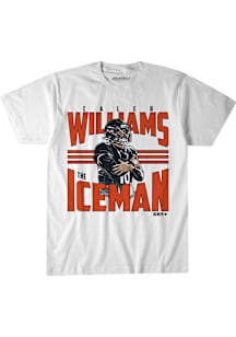 Caleb Williams Chicago White Ice Man Short Sleeve Fashion Player T Shirt
