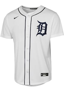 Nike Detroit Tigers Youth White Home Baseline Blank Jersey