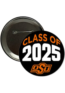 Oklahoma State Cowboys 3" Class of 2025 Button - Orange
