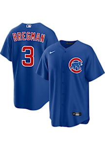 Alex Bregman Chicago Cubs Mens Replica Alt Jersey - Blue