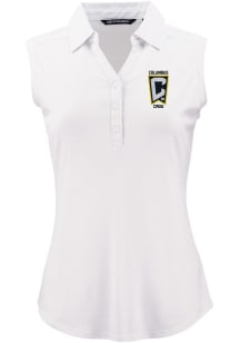 Cutter and Buck Columbus Crew Womens White Forge Eco Polo Shirt