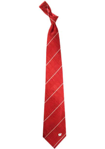 Oxford Wisconsin Badgers Mens Tie - Red