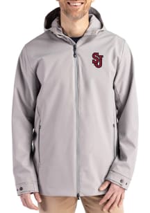 Cutter and Buck St Johns Red Storm Mens Grey Camano Light Weight Jacket