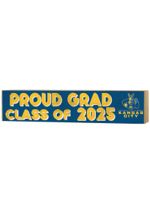 KH Sports Fan UMKC Roos 3x13 Block Sign Class of 2025 Sign - Blue