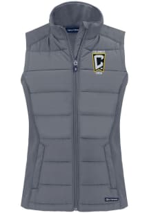 Cutter and Buck Columbus Crew Womens Graphite Evoke Vest