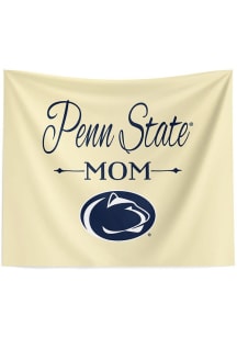 White Penn State Nittany Lions Mom 34x40 Tapestry Blanket