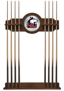 Northern Illinois Huskies Solid Wood Cue Rack Pool Table