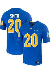 Synkwan Smith  Mens Blue Pitt Panthers Football Name And Number Football Jersey