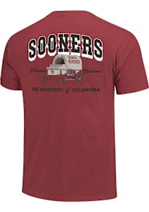Oklahoma Sooners Crimson Drawn Sooner Short Sleeve T Shirt