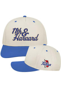 Tulsa Golden Hurricane Natural 11th &amp; Harvard HTA Adjustable Hat