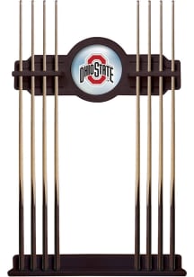 Ash Ohio State Buckeyes Solid Wood Cue Rack Pool Cue