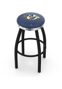 Nashville Predators Chrome Seat Pub Stool - Black