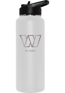 Washington Commanders Dad 34oz Stainless Steel Bottle - White