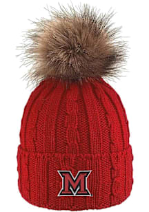 LogoFit Miami RedHawks Red Alps Womens Knit Hat