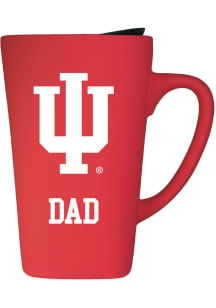 Crimson Indiana Hoosiers 16oz Soft Touch Dad Ceramic Mug