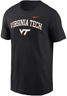Nike Virginia Tech Hokies Black Core Short Sleeve T Shirt