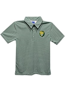 Vive La Fete Southeastern Louisiana Lions Youth Green Pencil Stripe Short Sleeve Polo Shirt