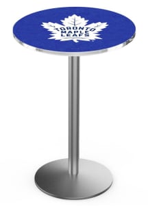 Toronto Maple Leafs Stainless Round Base Pub Table