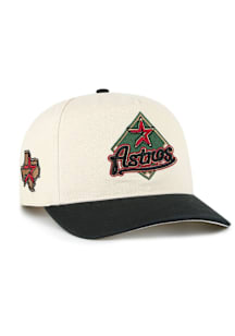 47 Houston Astros Cooperstown 2T Base Knock Hitch Adjustable Hat - Natural