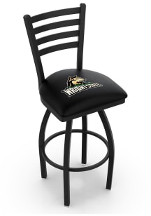 Wright State Raiders High Back Swivel Pub Stool - Black