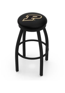 Black Purdue Boilermakers Black Pub Stool