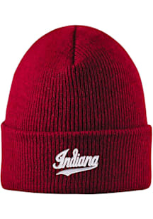 LogoFit Indiana Hoosiers Crimson North Pole Mens Knit Hat