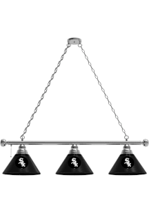 Chicago White Sox 3 Shade Silver Billiard Lamp
