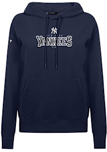 Levelwear New York Yankees Womens Navy Blue Adorn Journey Hooded Sweatshirt