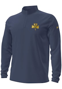 Under Armour Notre Dame Fighting Irish Mens Navy Blue Football Freeman Emerald Shillelagh Shamrock..
