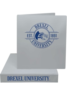 Grey Drexel Dragons 1.5 Inch Notebook and Folder