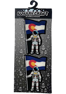 Colorado Moonman 2 Piece Bubble Stickers - Black