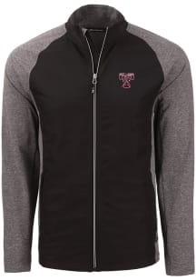 Cutter and Buck Texas A&amp;M Aggies Mens Black Vault Adapt Eco Big and Tall Light Weight Jacket