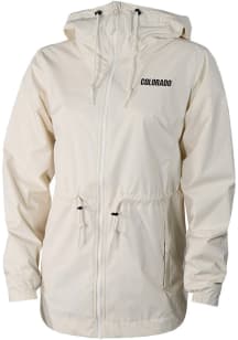 Columbia Colorado Buffaloes Womens White Heat Seal Lily Park Light Weight Jacket