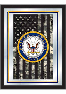 Navy Logo Hanging Back Bar Mirror
