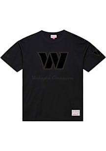 Mitchell and Ness Washington Commanders Black Phantom Short Sleeve Fashion T Shirt