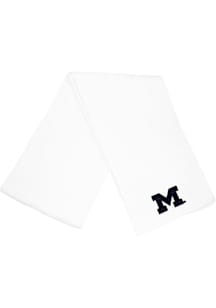 Michigan Wolverines LogoFit Frosty Mens Scarf - White