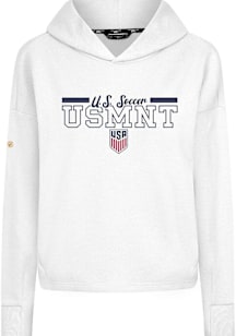 Levelwear USMNT Womens White Sweet Vanguard Hooded Sweatshirt