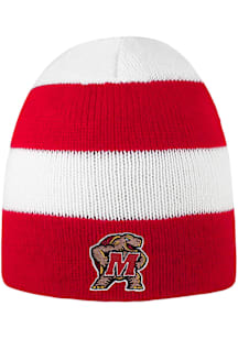 LogoFit Maryland Terrapins Red Columbia Mens Knit Hat