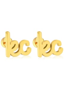 Kansas City EB &amp; Co Script Initial Stud Womens Earrings
