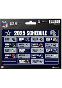 Dallas Cowboys Schedule Magnet