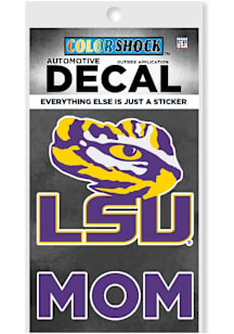 LSU Tigers Mom Auto Decal - Purple