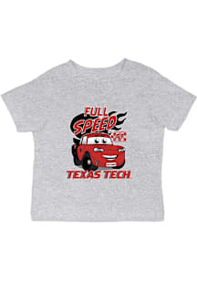 Vive La Fete Texas Tech Red Raiders Infant Full Speed Short Sleeve T-Shirt Grey