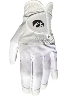 White Iowa Hawkeyes Cool Mesh Gloves